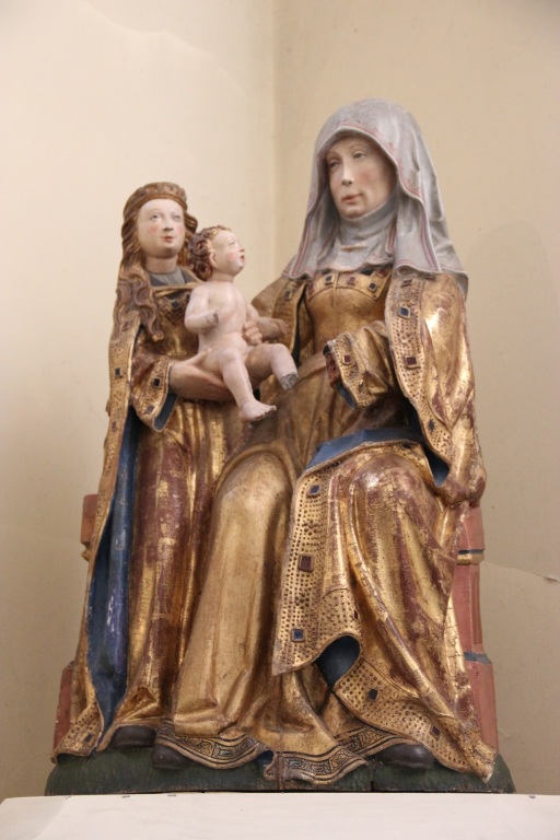 Sainte Anne "trinitaire" : sainte Anne, la Vierge Marie, Jésus